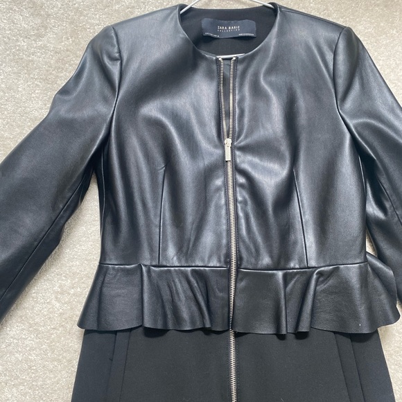 Zara - vegan leather coat - Picture 2 of 5